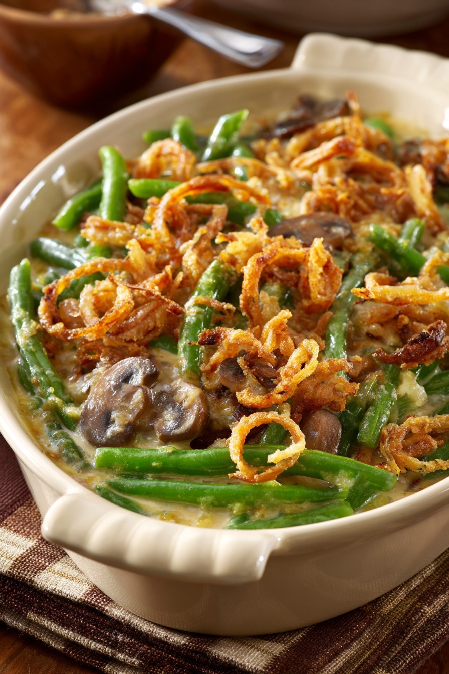Elevate Your Holiday Green Bean Casserole: No Canned Soup, French's Onions