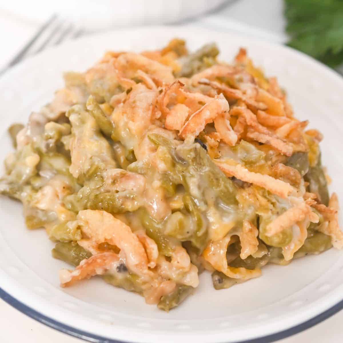 Homemade Green Bean Casserole: Fresh Ingredients, French's Onions